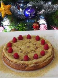 Christmas cheese cake